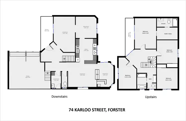 Floorplan of Homely house listing, 74 Karloo Street, Forster NSW 2428