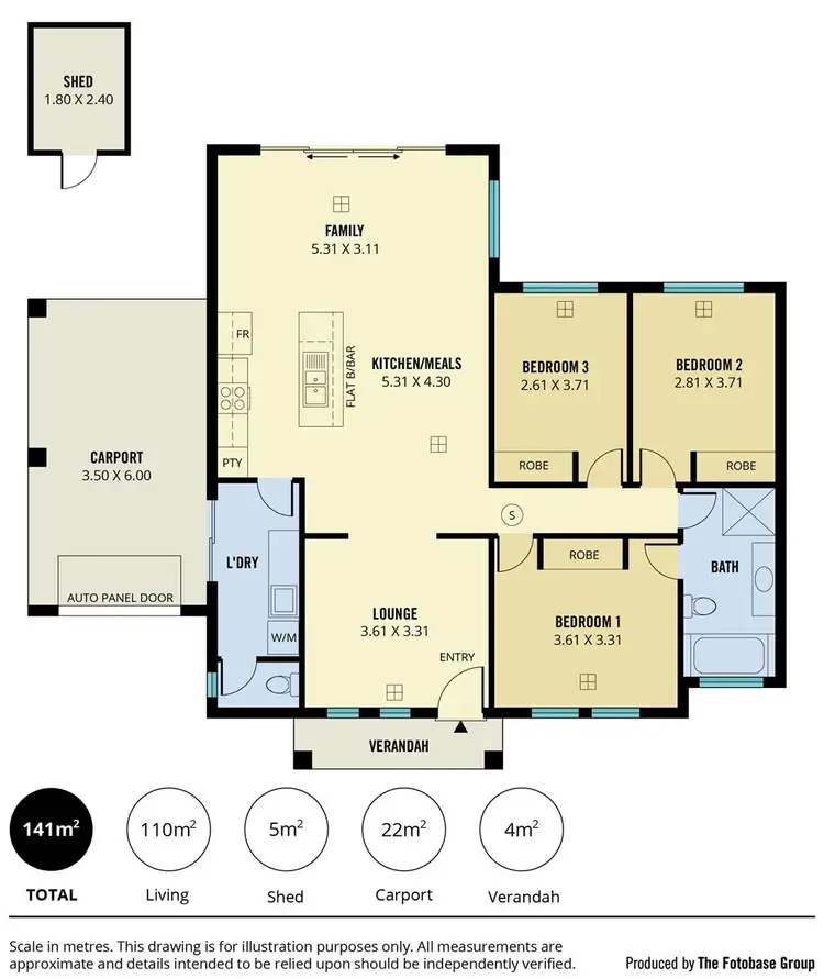 Floorplan of Homely house listing, 3 Turner Street, Salisbury SA 5108