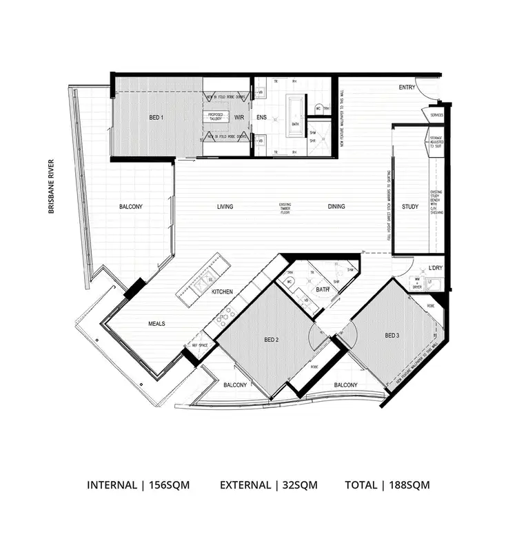 Floorplan of Homely apartment listing, 1213/45 Duncan Street, West End QLD 4101