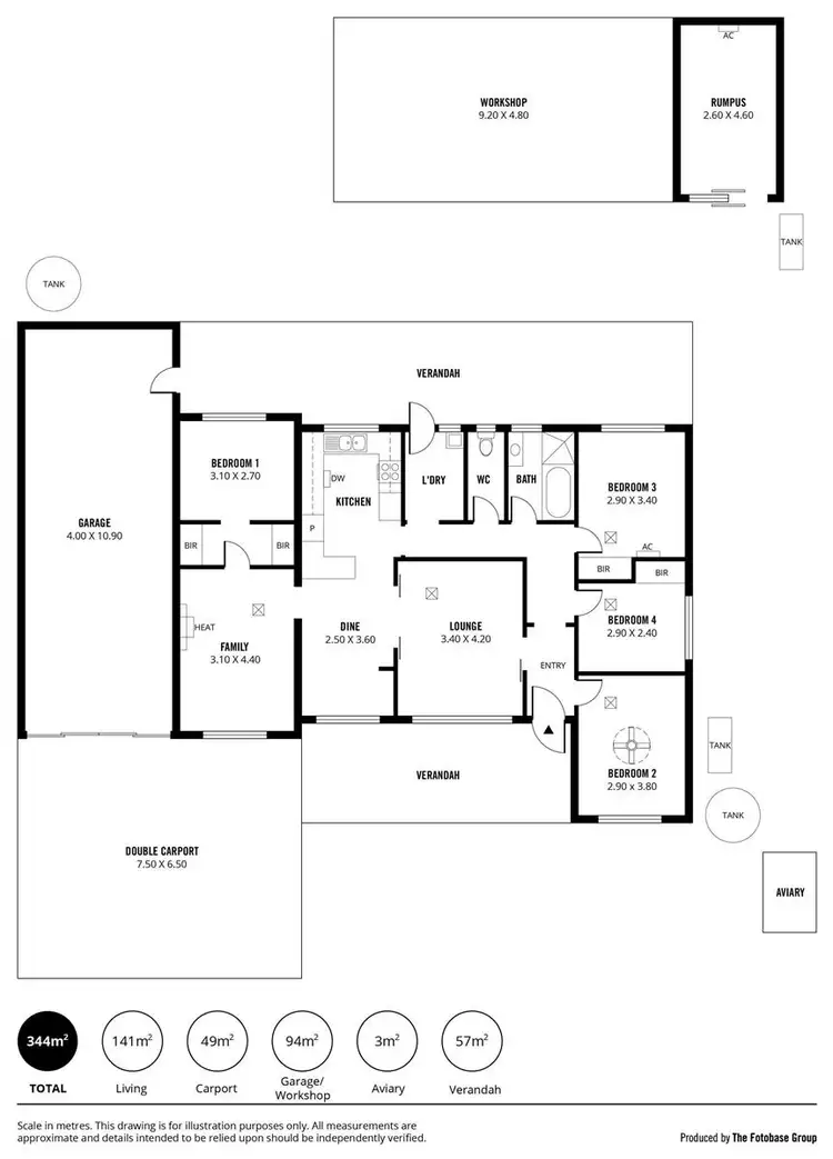 Floorplan of Homely house listing, 43 Coolibah Road, Salisbury East SA 5109