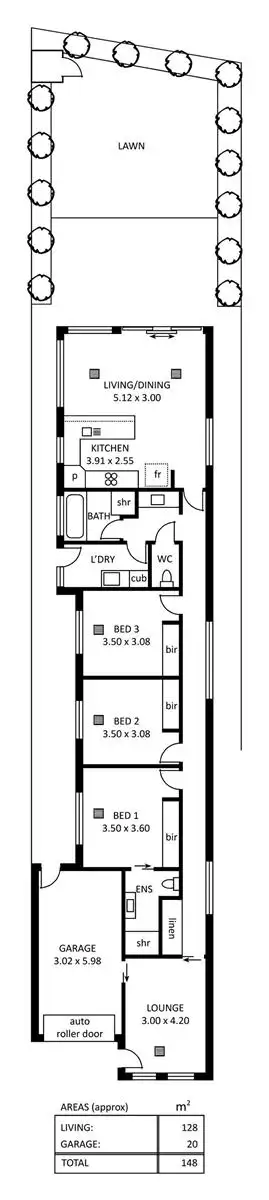 Floorplan of Homely house listing, 23a Collins Street, Enfield SA 5085