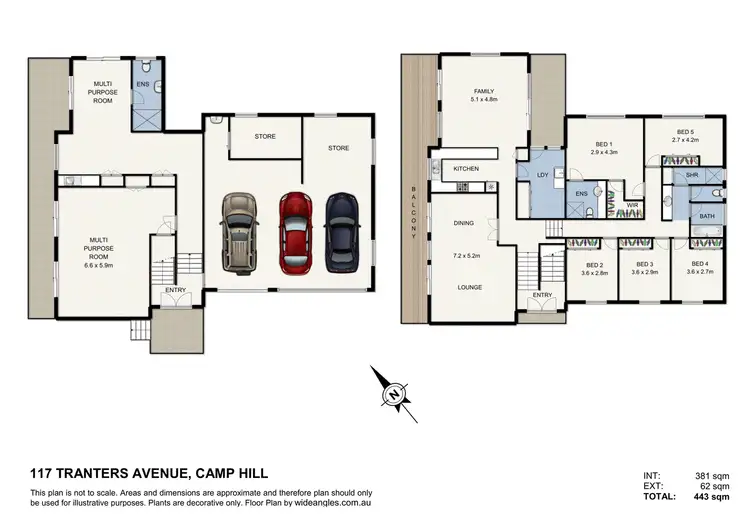 Floorplan of Homely house listing, 117 Tranters Avenue, Camp Hill QLD 4152