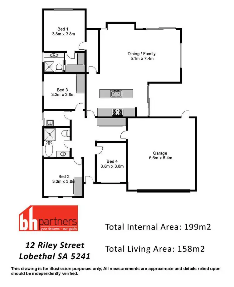 Floorplan of Homely house listing, 12 Riley Street, Lobethal SA 5241