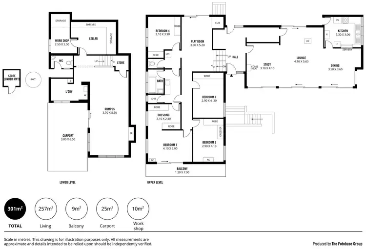 Floorplan of Homely house listing, 10 James Road, Belair SA 5052
