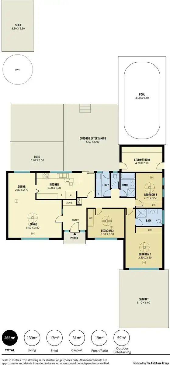 Floorplan of Homely house listing, 28 Delange Avenue, Banksia Park SA 5091