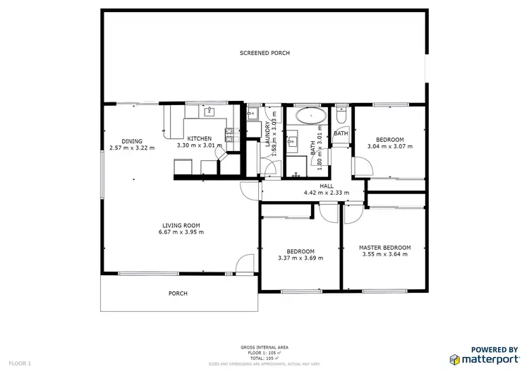 Floorplan of Homely house listing, 390 San Mateo Avenue, Mildura VIC 3500
