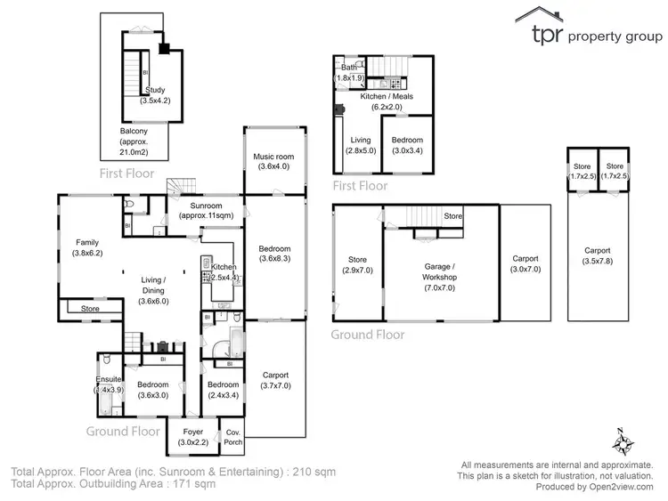 Floorplan of Homely house listing, 99 Brittains Road, Garden Island Creek TAS 7112