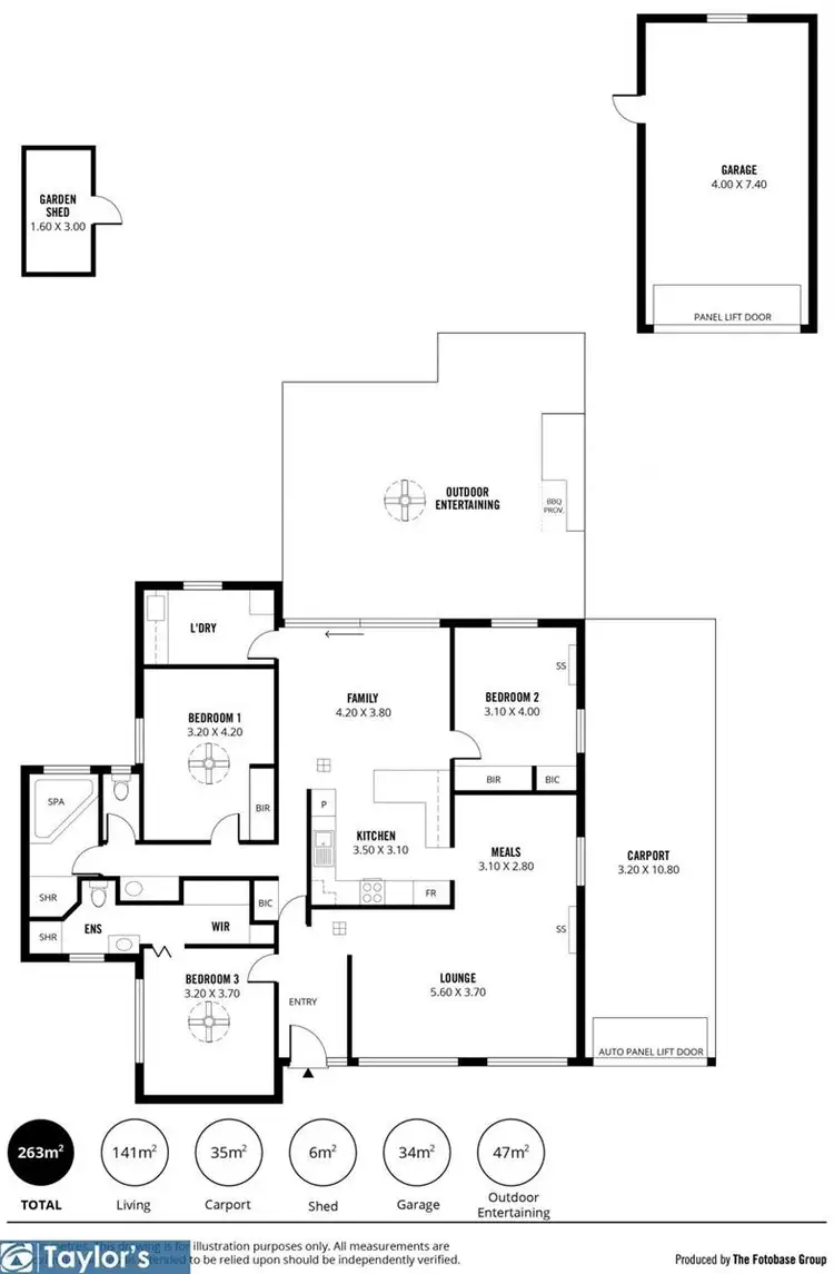 Floorplan of Homely house listing, 4 Chapel Road, Para Vista SA 5093