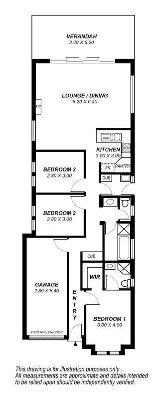 Floorplan of Homely house listing, 3a Barton Street, Blair Athol SA 5084