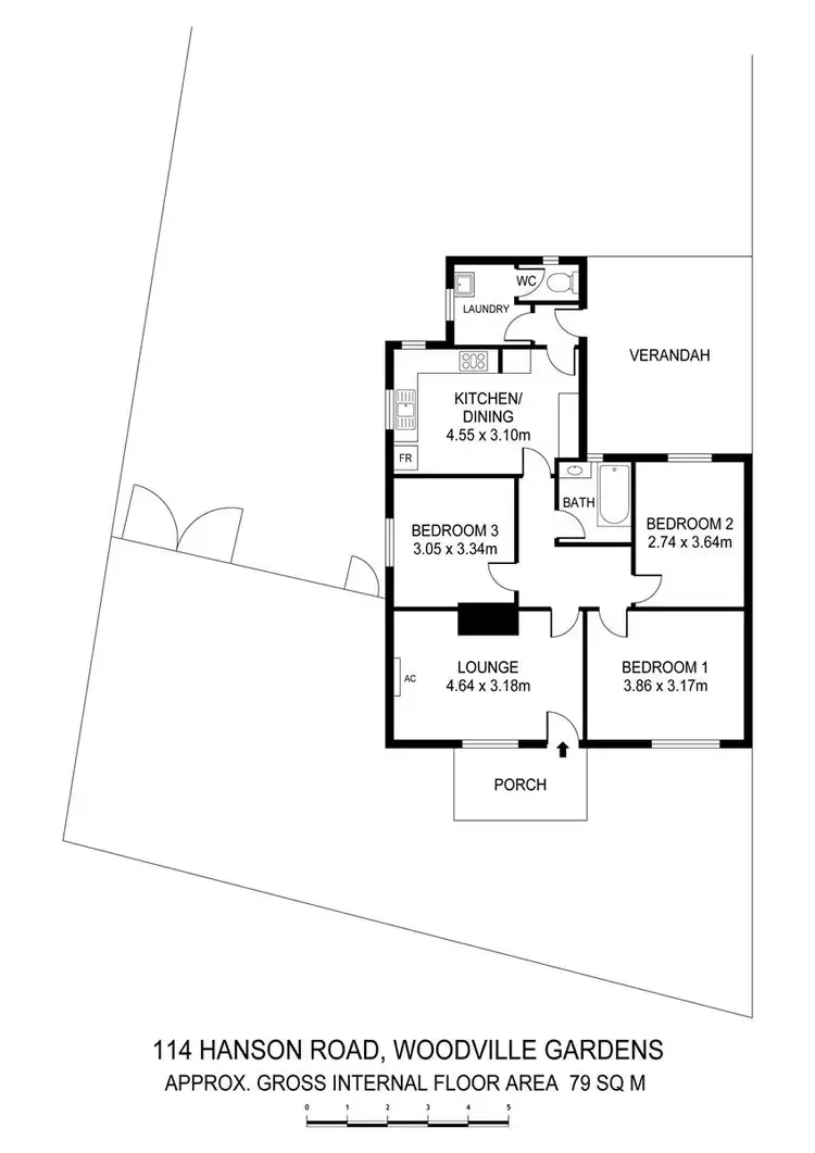 Floorplan of Homely house listing, 114 Hanson Road, Woodville Gardens SA 5012