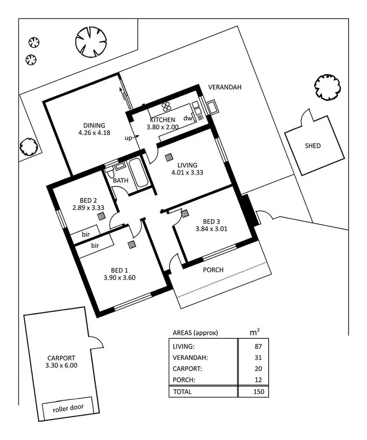 Floorplan of Homely house listing, 13 Blount Street, Blair Athol SA 5084