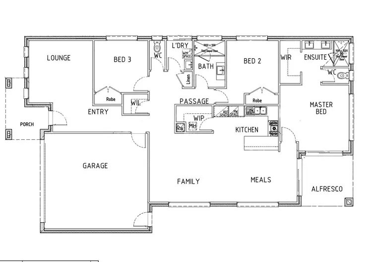 Floorplan of Homely house listing, 9 Blakewater Crescent, Weir Views VIC 3338