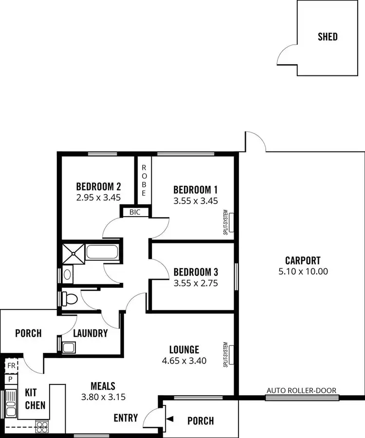 Floorplan of Homely house listing, 15 Tantara Street, Ingle Farm SA 5098