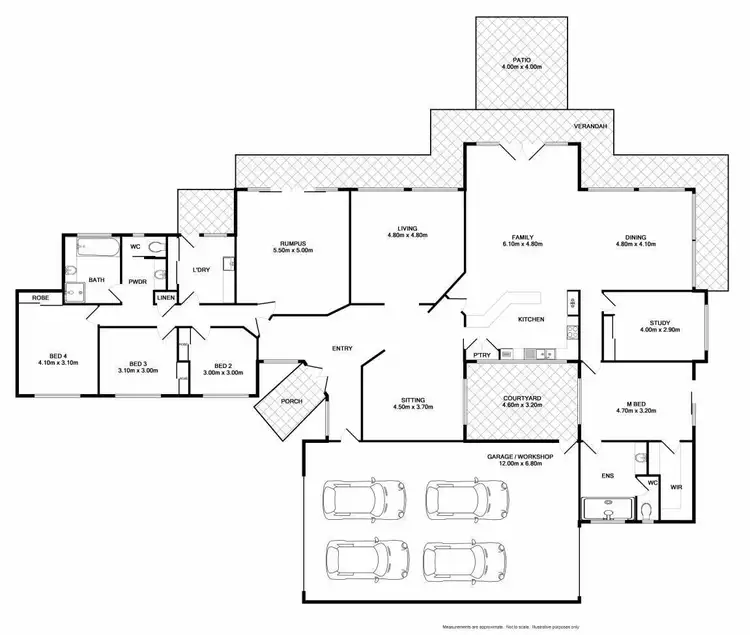 Floorplan of Homely house listing, 9 Nedlands Close, West Wodonga VIC 3690