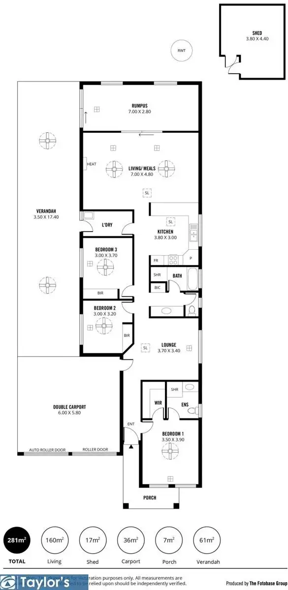 Floorplan of Homely house listing, 10 International Avenue, Salisbury North SA 5108