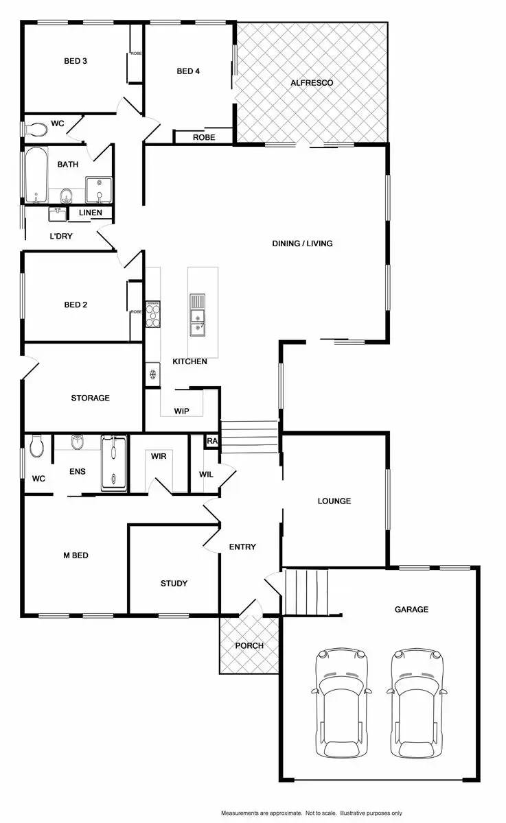 Floorplan of Homely house listing, 79 Yarralumla Drive, Wodonga VIC 3690