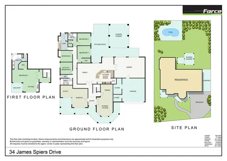 Floorplan of Homely house listing, 34 James Spiers Drive, Wanneroo WA 6065
