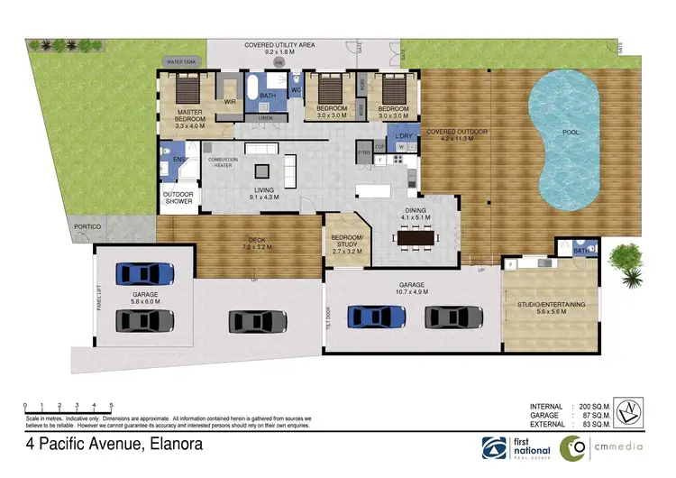 Floorplan of Homely house listing, 4 Pacific Avenue, Elanora QLD 4221