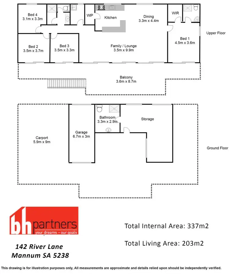 Floorplan of Homely house listing, 142 River Lane, Mannum SA 5238