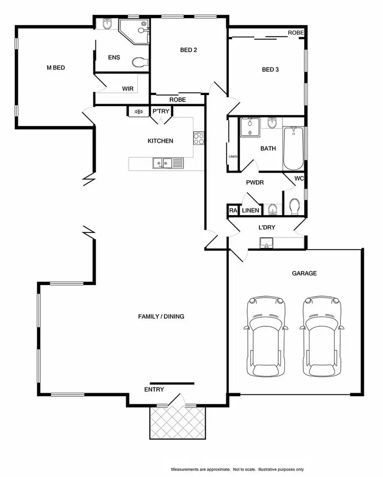 Floorplan of Homely house listing, 14 Grange Close, Wodonga VIC 3690
