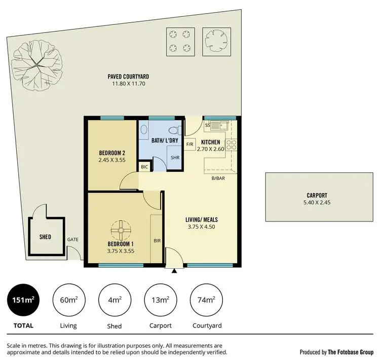 Floorplan of Homely unit listing, 7/2 Bach Crescent, Seaton SA 5023