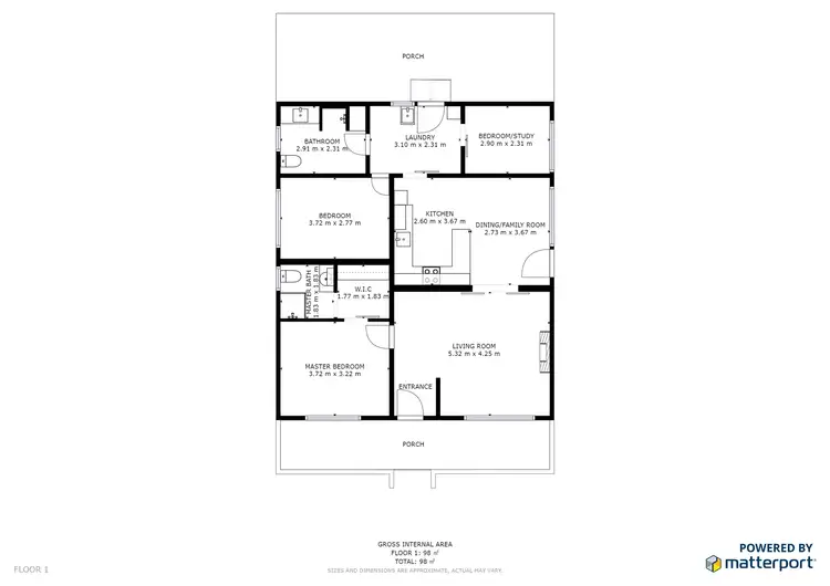Floorplan of Homely house listing, 157 Olive Avenue, Mildura VIC 3500
