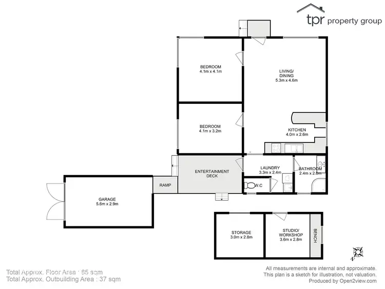 Floorplan of Homely house listing, 35 Hyndes Road, Port Huon TAS 7116