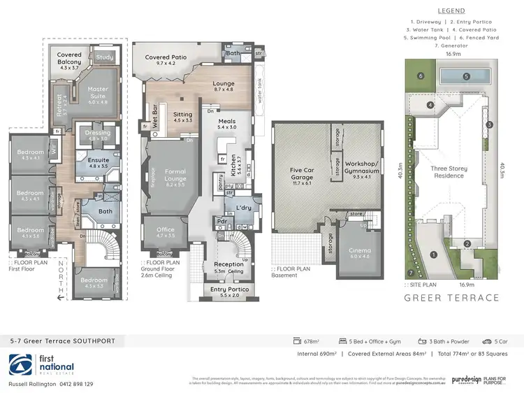 Floorplan of Homely house listing, 5-7 Greer Terrace, Southport QLD 4215