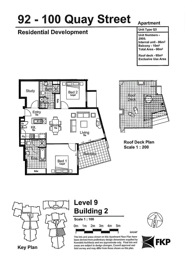 Floorplan of Homely apartment listing, 2905/92 Quay Street, Brisbane City QLD 4000
