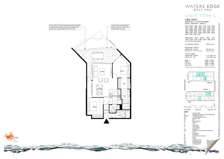 Floorplan of Homely apartment listing, 1202/45 Duncan Street, West End QLD 4101