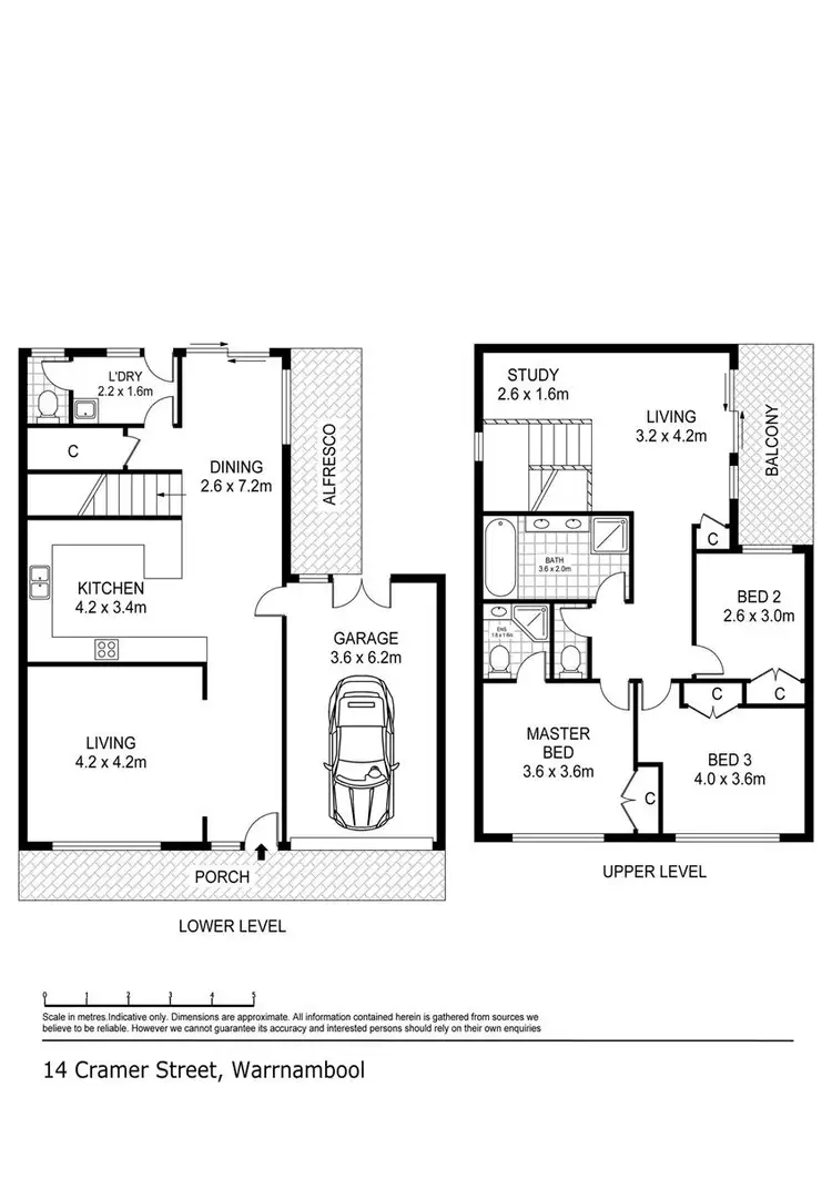 Floorplan of Homely house listing, 14 Cramer Street, Warrnambool VIC 3280