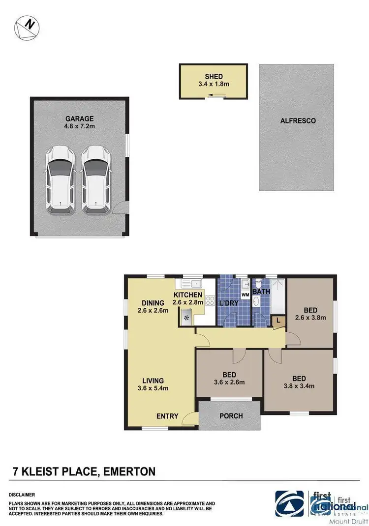 Floorplan of Homely house listing, 7 Kleist Place, Emerton NSW 2770