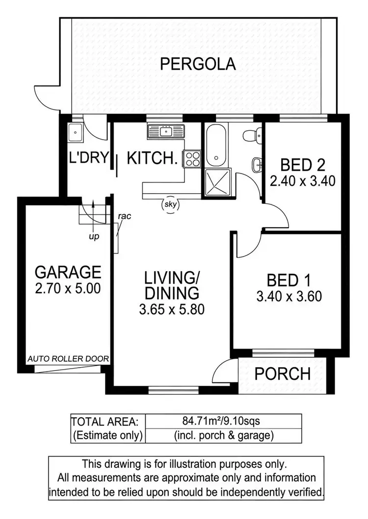 Floorplan of Homely unit listing, 6/6 Cawthorne Avenue, Pasadena SA 5042
