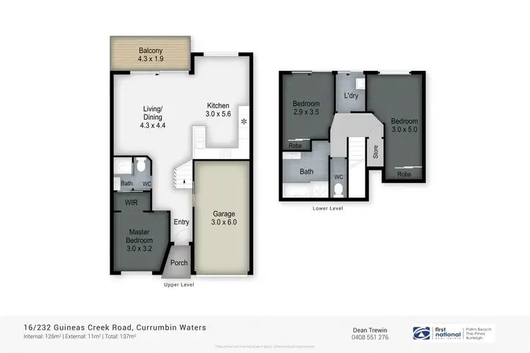 Floorplan of Homely townhouse listing, 16/232 Guineas Creek Road, Elanora QLD 4221