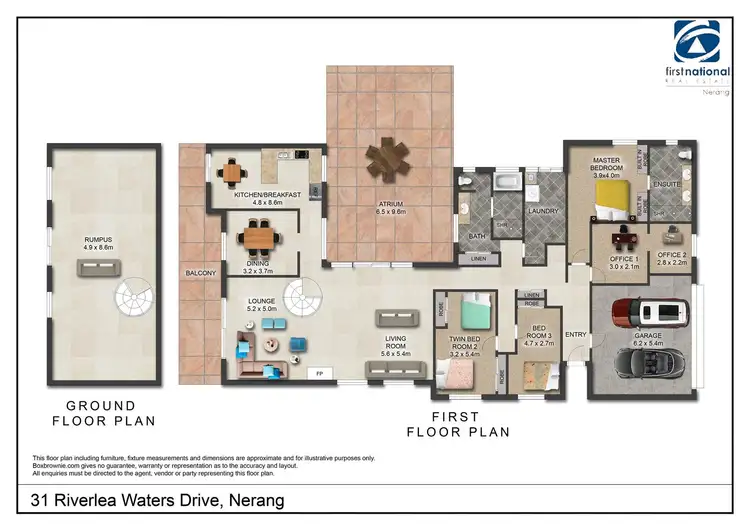 Floorplan of Homely house listing, 31 Riverlea Waters Drive, Nerang QLD 4211