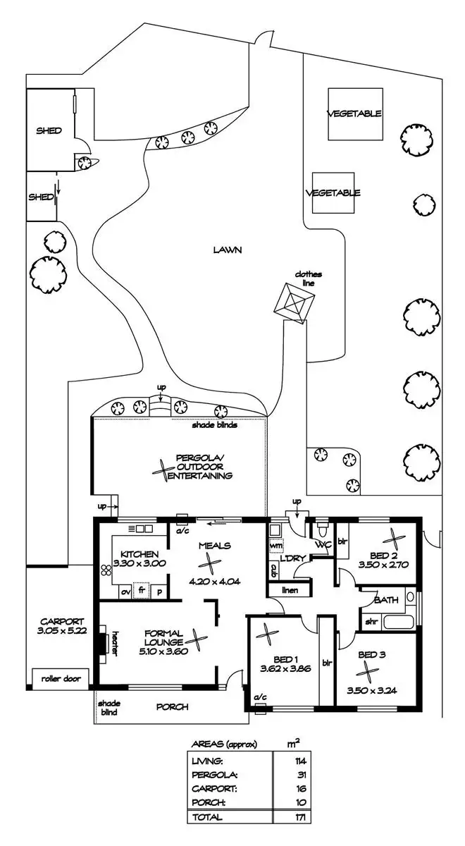 Floorplan of Homely house listing, 18 MacMahon Avenue, St Agnes SA 5097