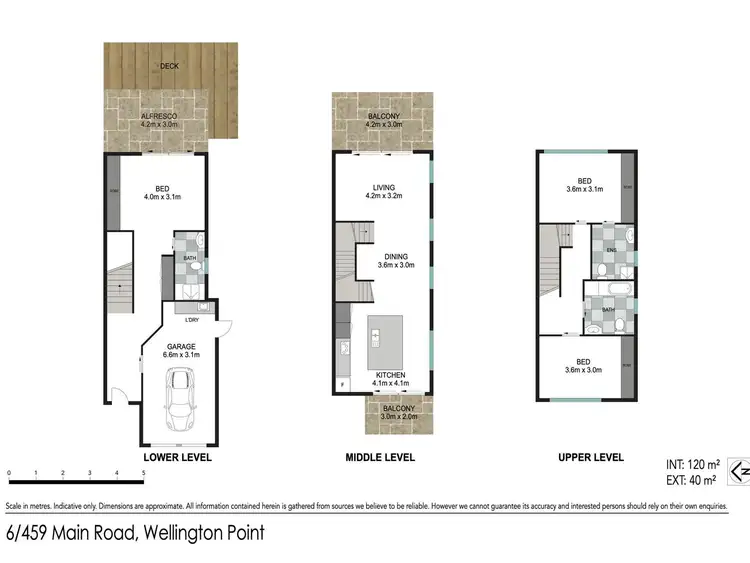 Floorplan of Homely townhouse listing, 6/459 Main Road, Wellington Point QLD 4160