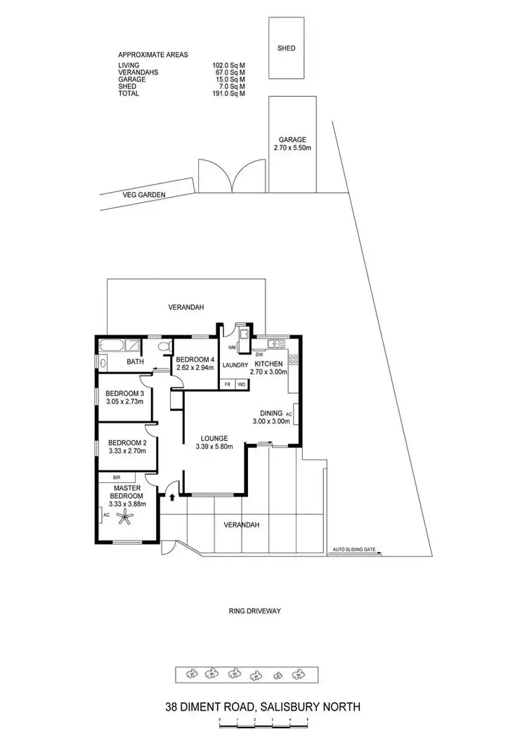Floorplan of Homely house listing, 38 Diment Road, Salisbury North SA 5108