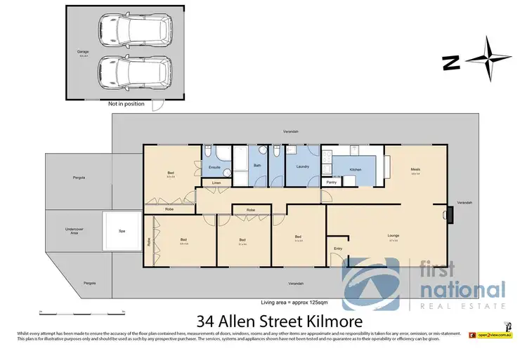 Floorplan of Homely house listing, 34 Allen Street, Kilmore VIC 3764