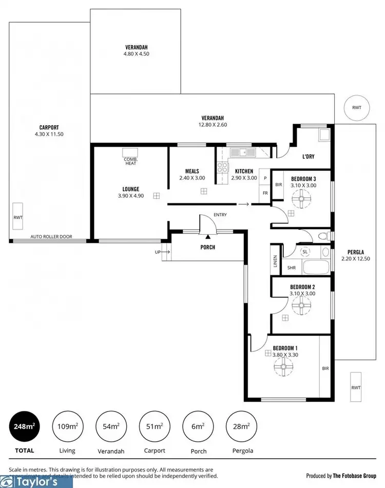 Floorplan of Homely house listing, 80 Ayfield Road, Para Hills West SA 5096