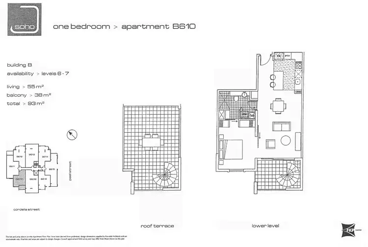 Floorplan of Homely apartment listing, 610/8 Cordelia Street, South Brisbane QLD 4101