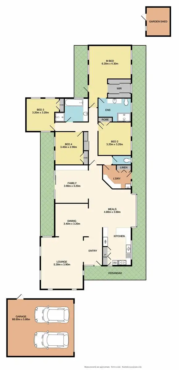 Floorplan of Homely house listing, 40 Last Street, Beechworth VIC 3747