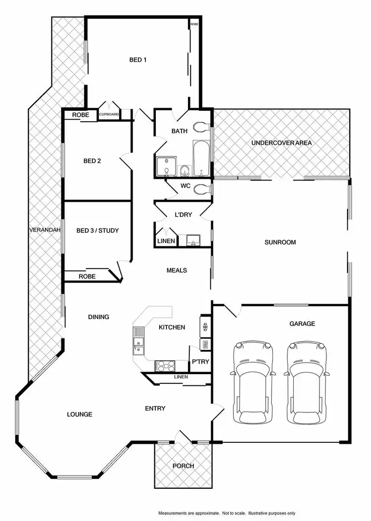 Floorplan of Homely house listing, 92 Sunset Drive, West Albury NSW 2640