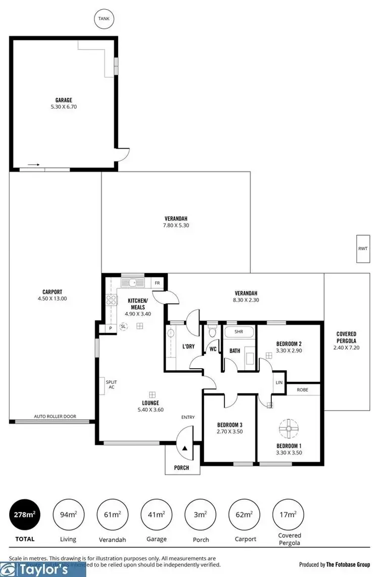 Floorplan of Homely house listing, 20 Sheringa Avenue, Ingle Farm SA 5098