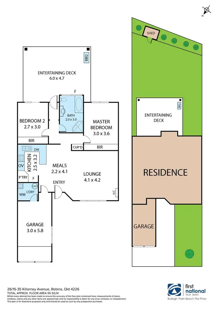 Floorplan of Homely unit listing, 26/15-35 Killarney Avenue, Robina QLD 4226
