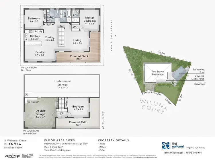Floorplan of Homely house listing, 5 Wiluna Court, Elanora QLD 4221
