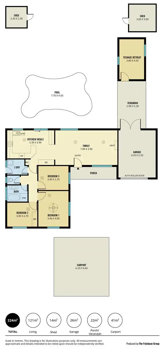 Floorplan of Homely house listing, 647 Milne Road, Tea Tree Gully SA 5091