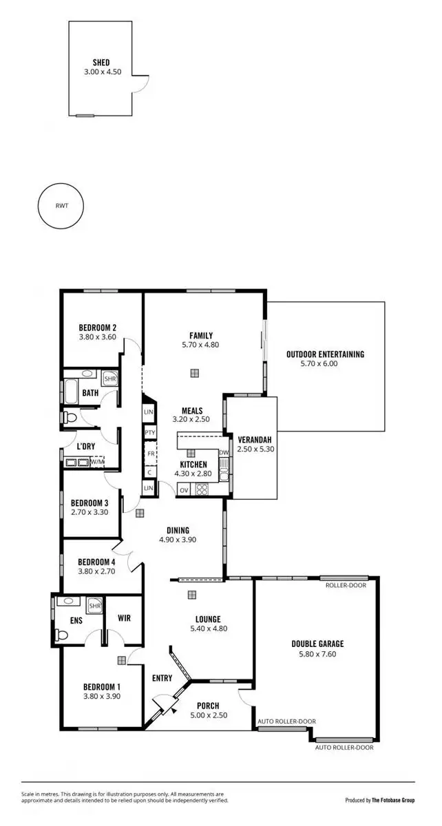 Floorplan of Homely house listing, 21 Haig Street, Netherby SA 5062