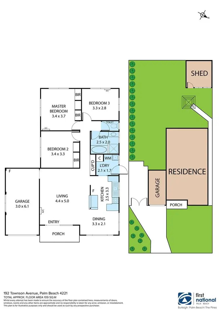 Floorplan of Homely house listing, 192 Townson Avenue, Palm Beach QLD 4221