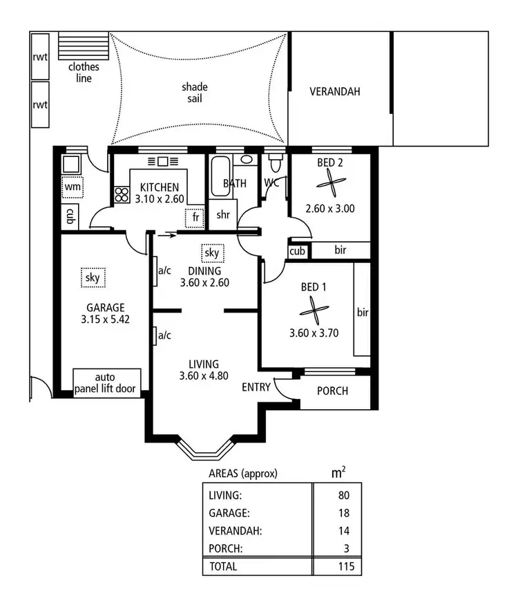 Floorplan of Homely unit listing, 4/34 Angwin Avenue, Blair Athol SA 5084